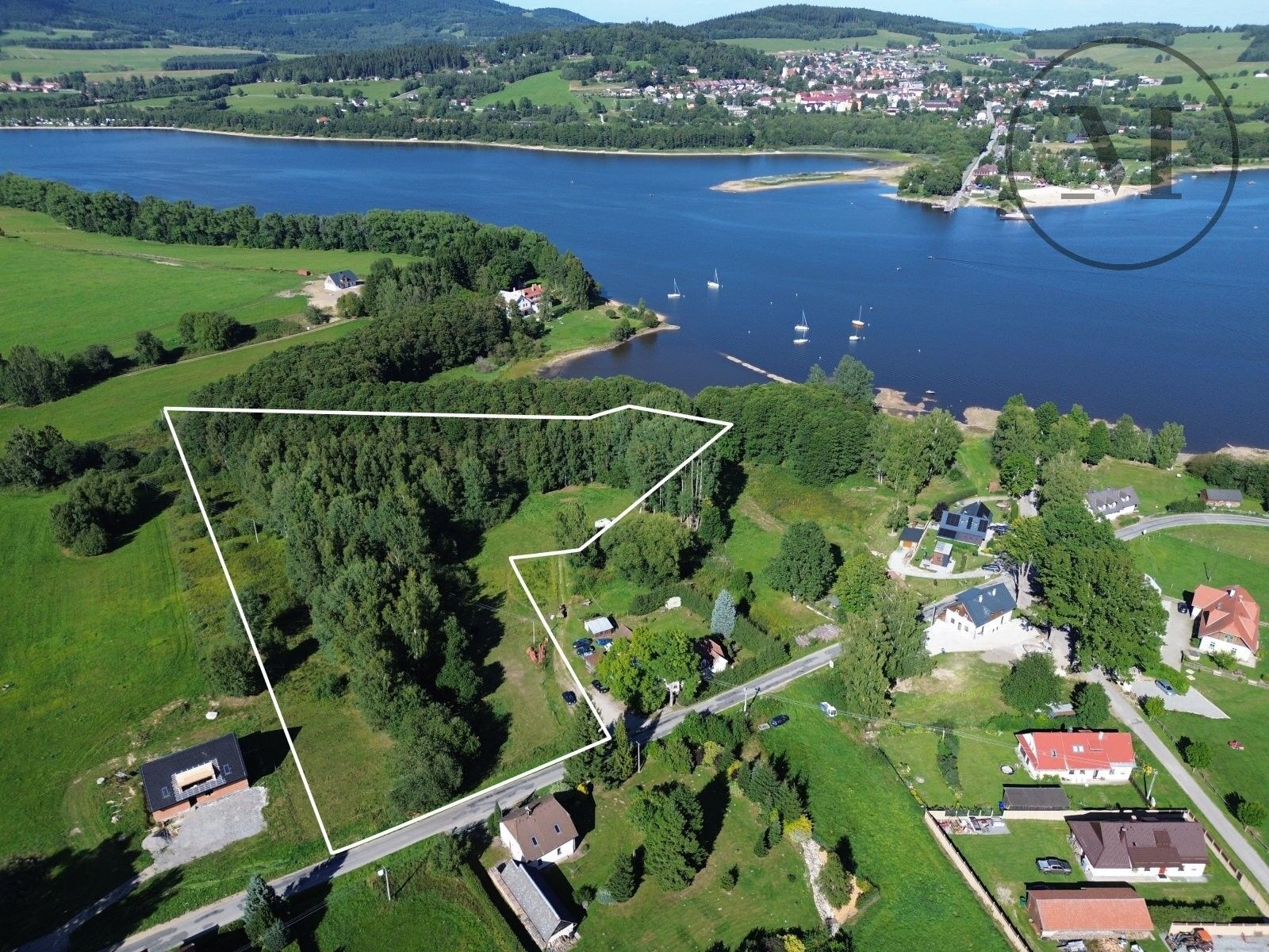 Prodej komerční pozemek - Bližší Lhota, Horní Planá, 14 m²