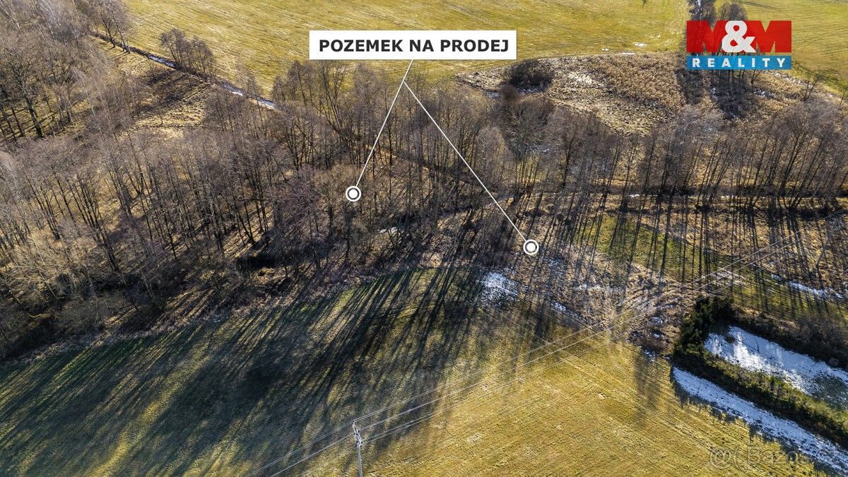 Stavební pozemek, Dětřichov – pohled 4