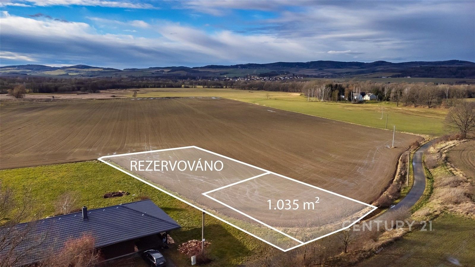 Pozemek pro bydlení, 1 035 m²