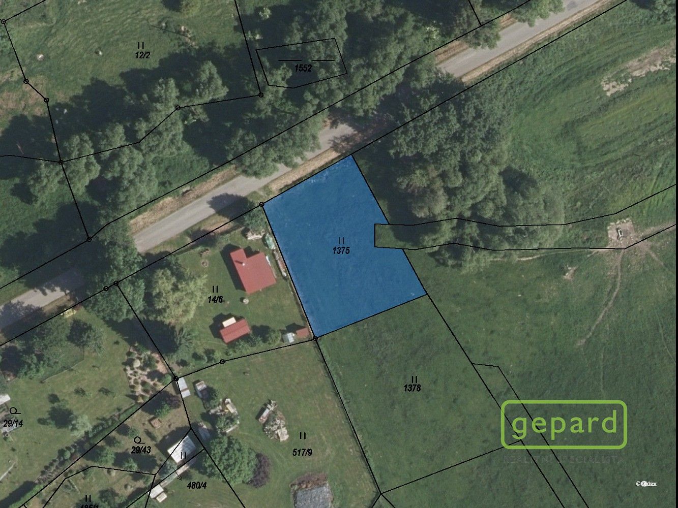 Pozemek pro bydlení, 975 m²