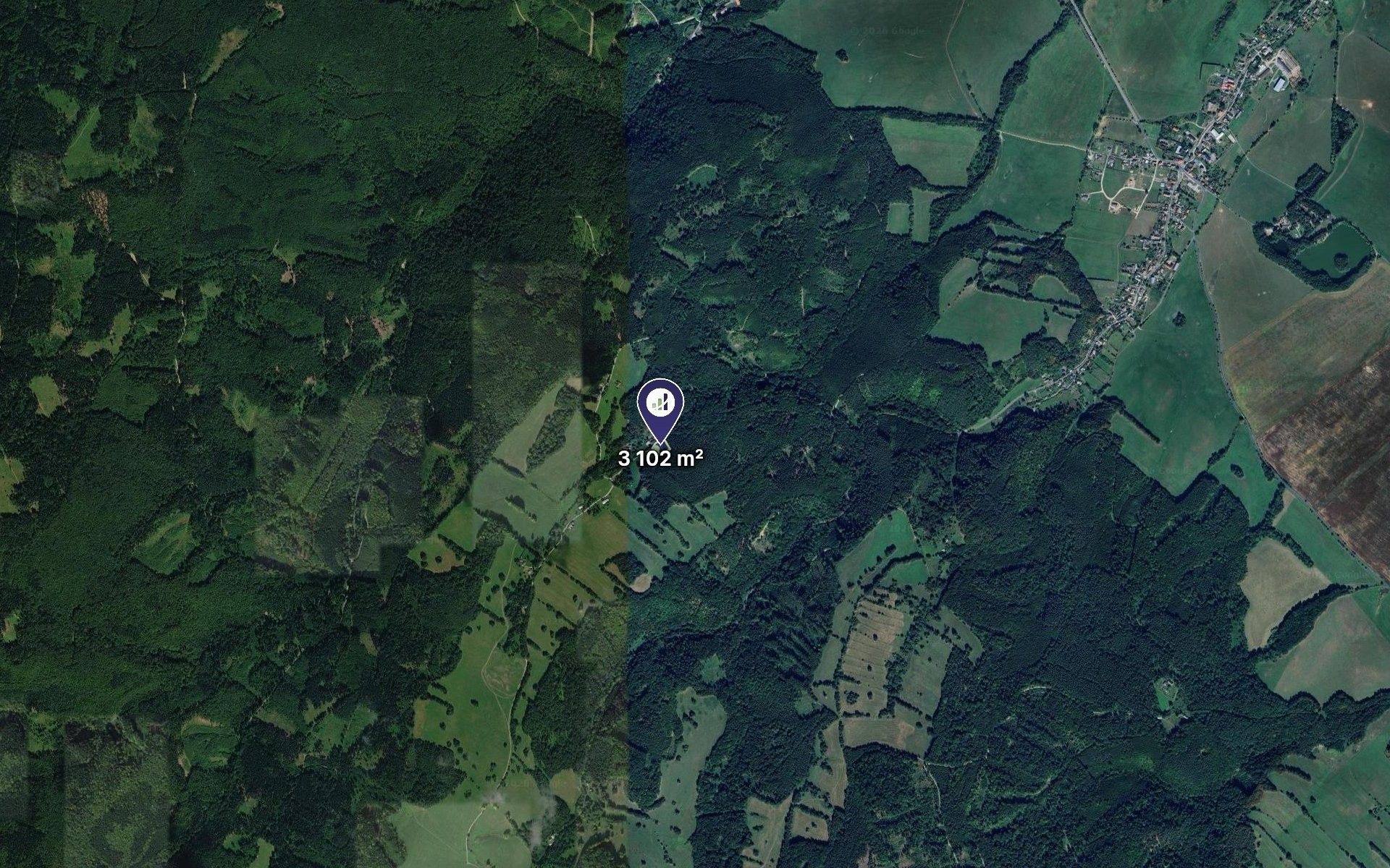 Louky, Uhelná, 3 102 m² - 2