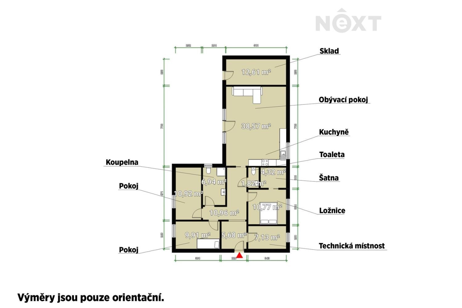 Prodej rodinný dům - Trpísty, 122 m² - 5