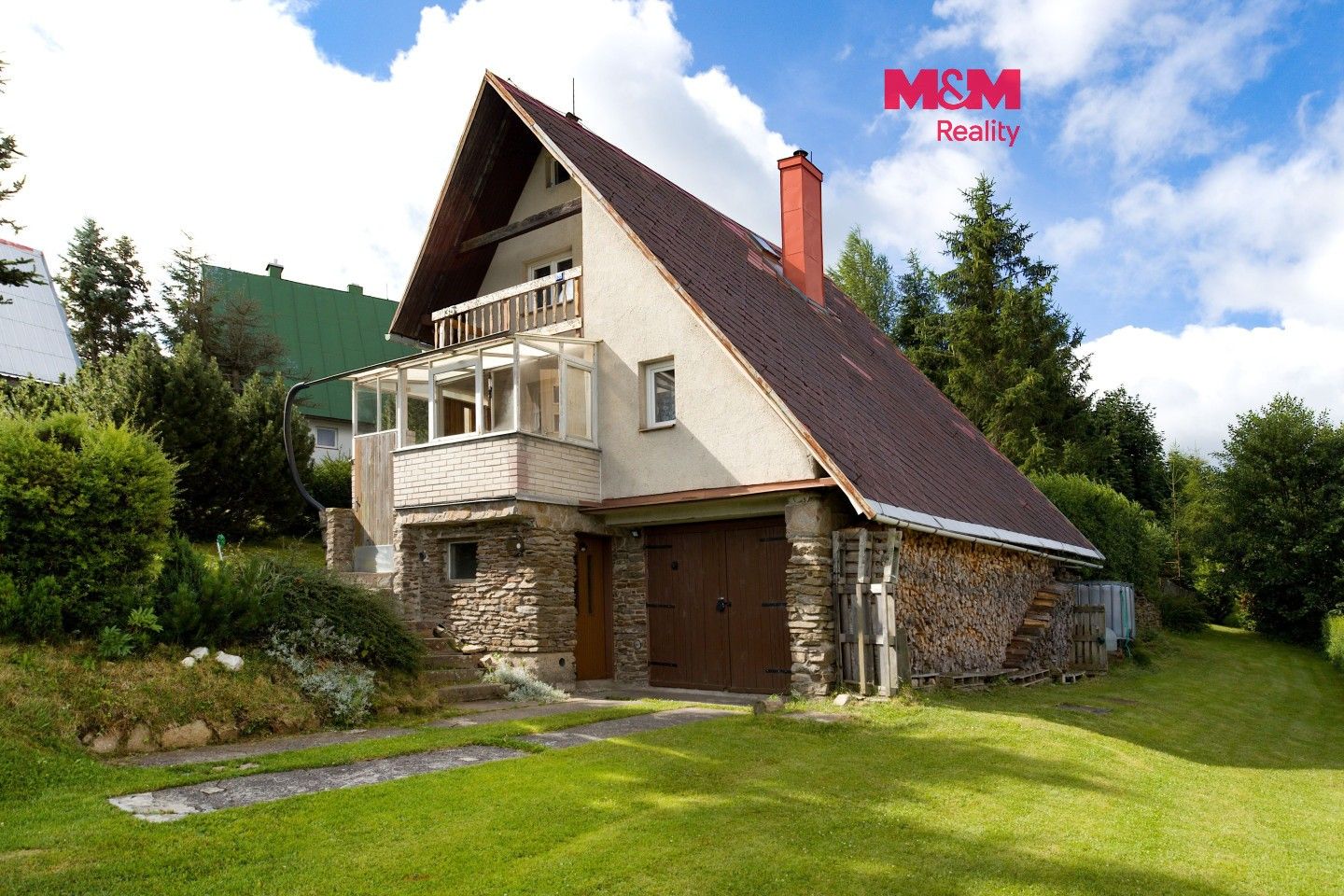 Chaty, Háj, Loučná pod Klínovcem, 80 m²