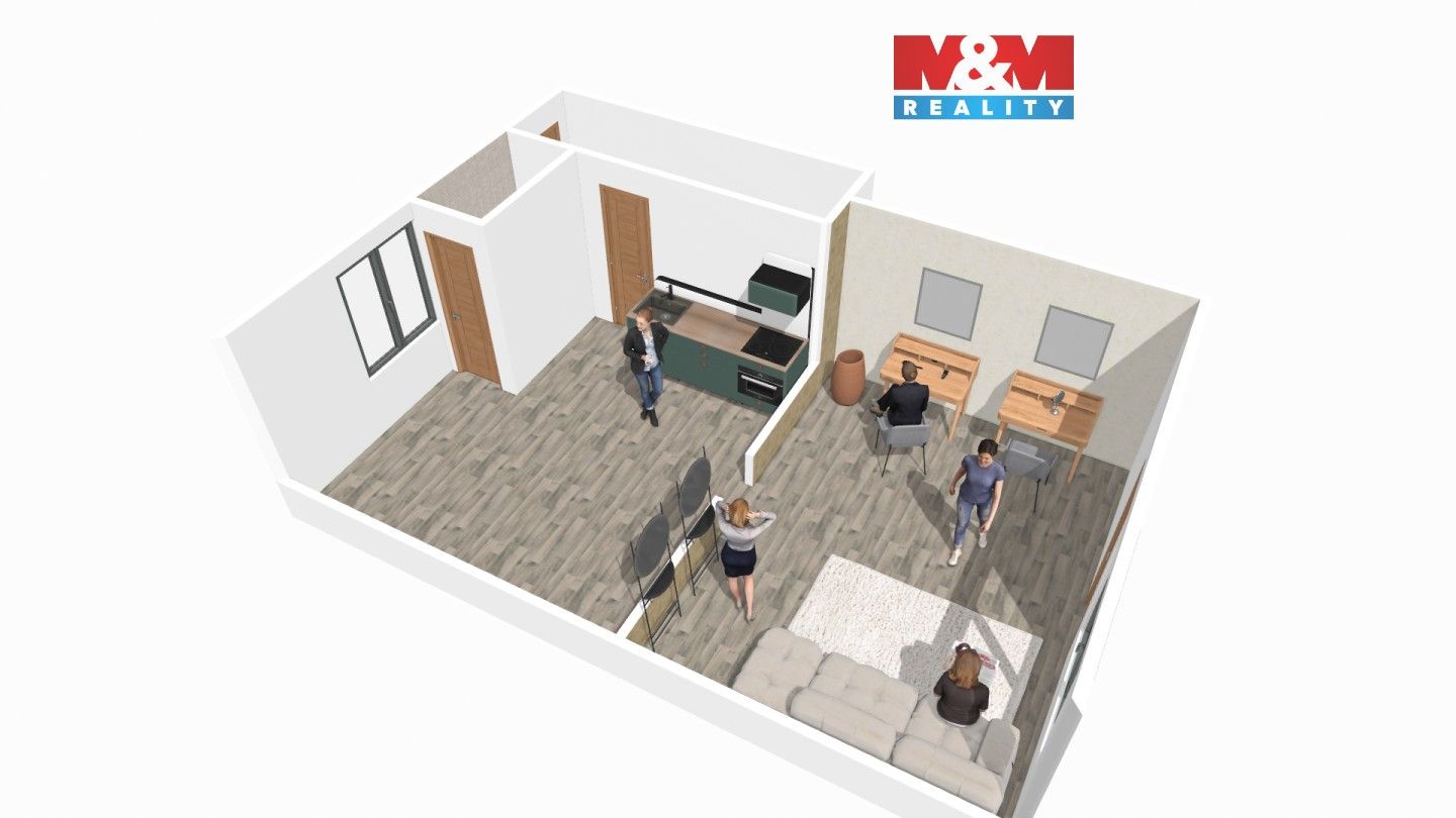 Obchodní prostory, Pražská, Plaňany, 65 m²