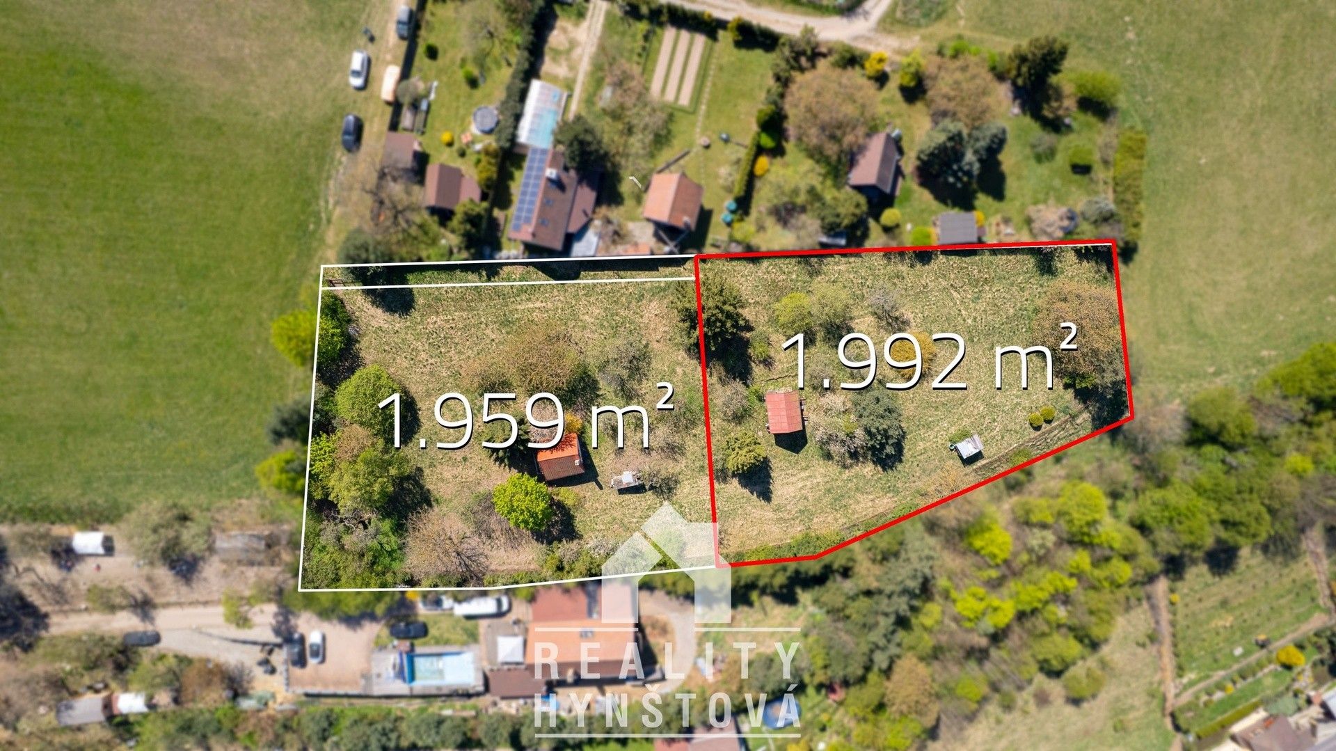 Zahrada, 1 992 m²