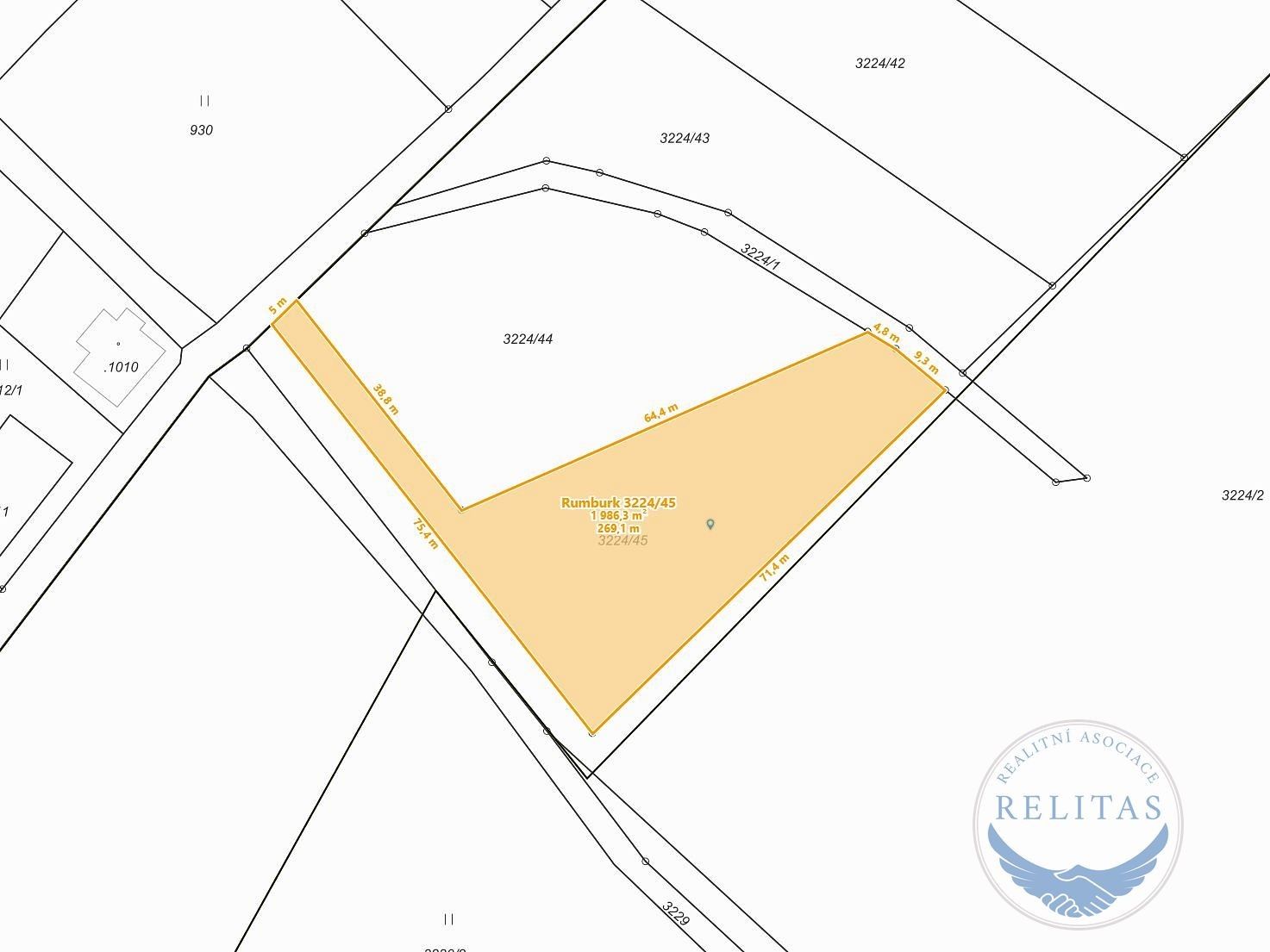 Pozemky pro bydlení, Havířská, Rumburk, 1 986 m²