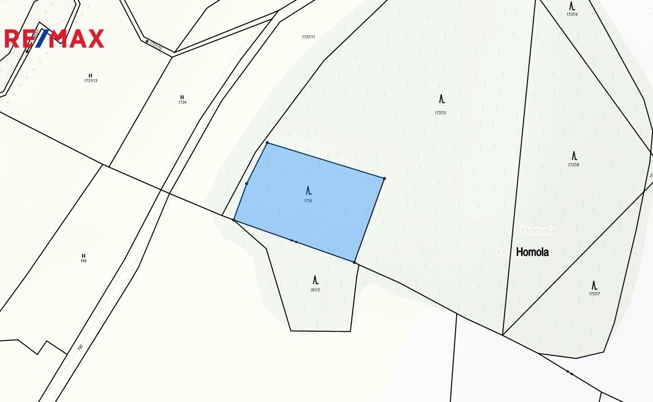 Prodej les - Písařov, 2 m²