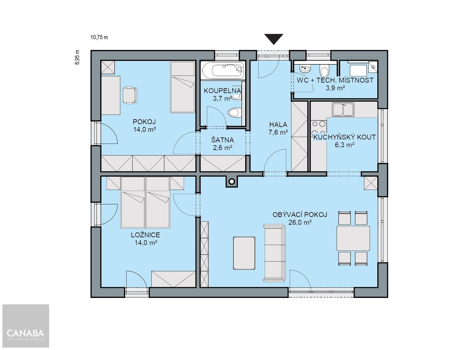Prodej dům - Čejetice, Mladá Boleslav, 78 m²
