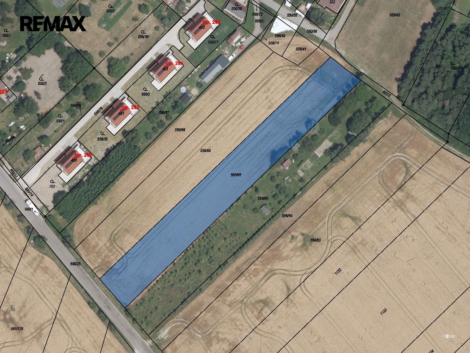 Pozemky pro bydlení, Lovčice, 1 007 m² - 1