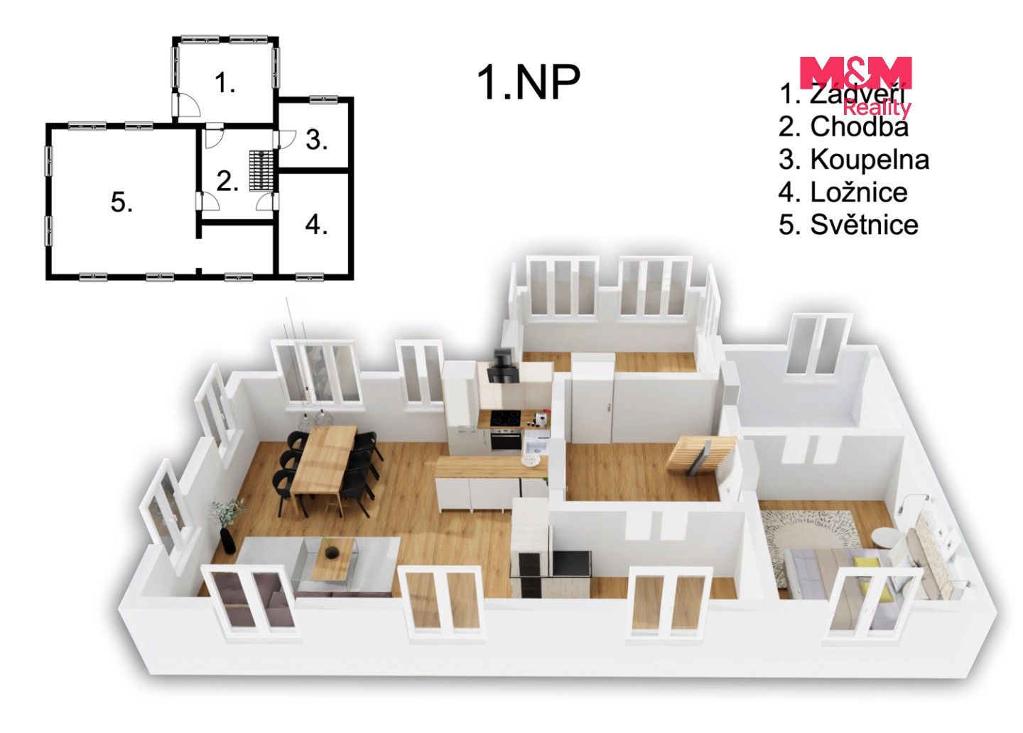 Prodej rodinný dům - Spáleniště, Dobruška, 134 m² - 2