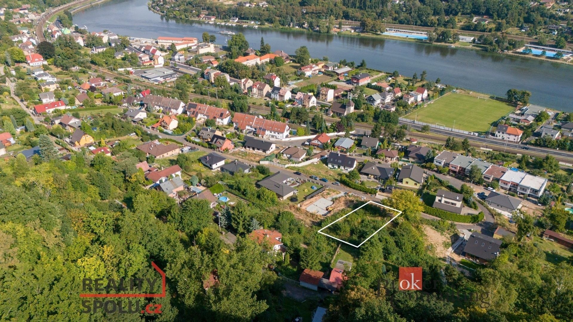 Prodej pozemek pro bydlení - Kruhová,Ústí nad Labem-město,Ústí nad Labem, 1 202 m²