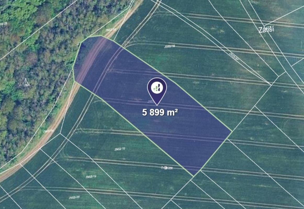 Zemědělské pozemky, Blučina, 1 642 m²