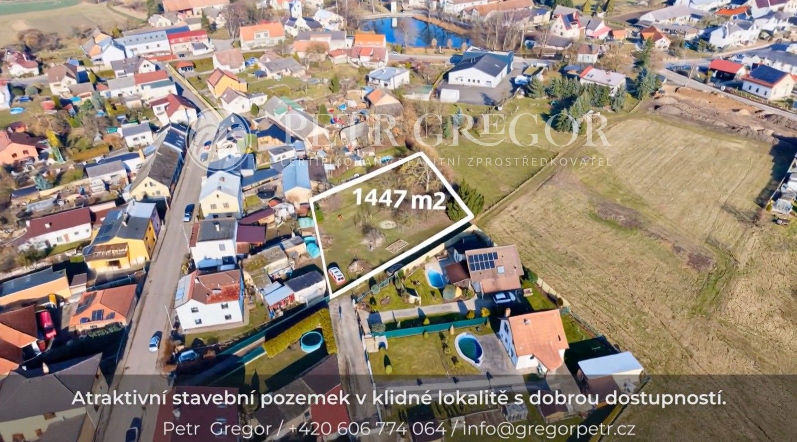 Pozemek pro bydlení, 1 447 m²