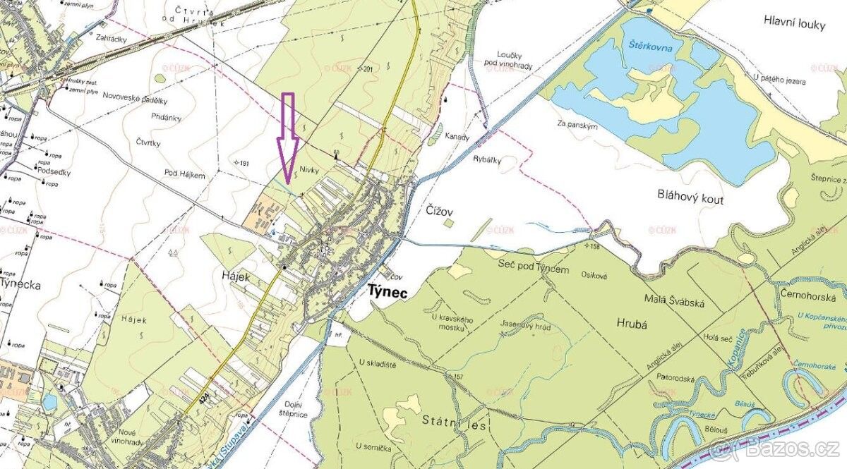 Prodej pozemek pro bydlení - Týnec, 691 54