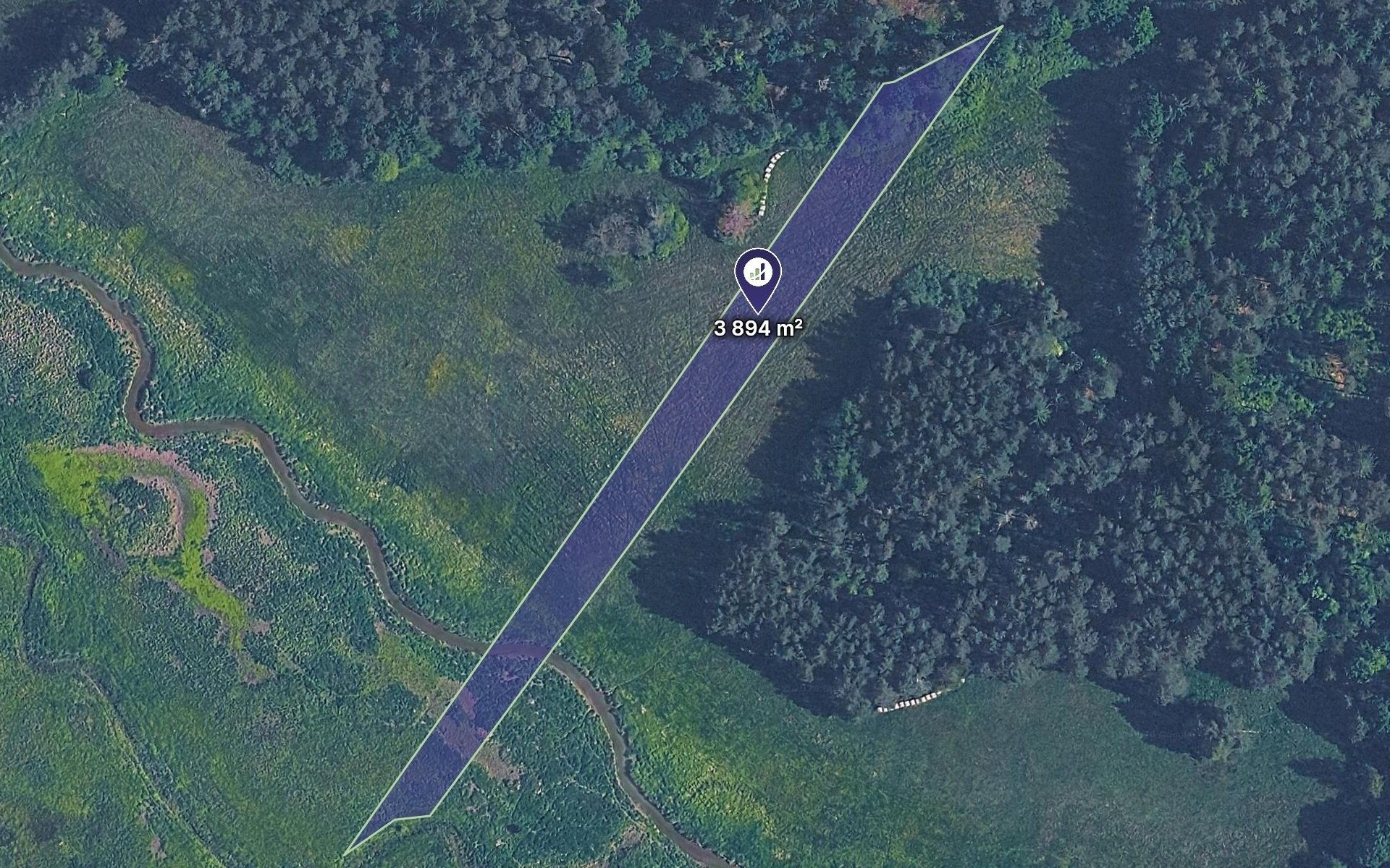 Louky, Jílovice, 3 894 m² - 1