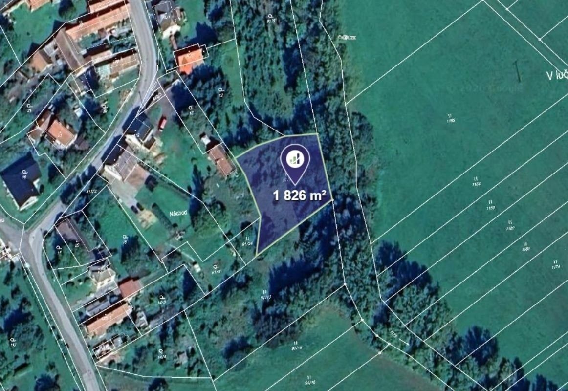 Louka, 2 282 m²
