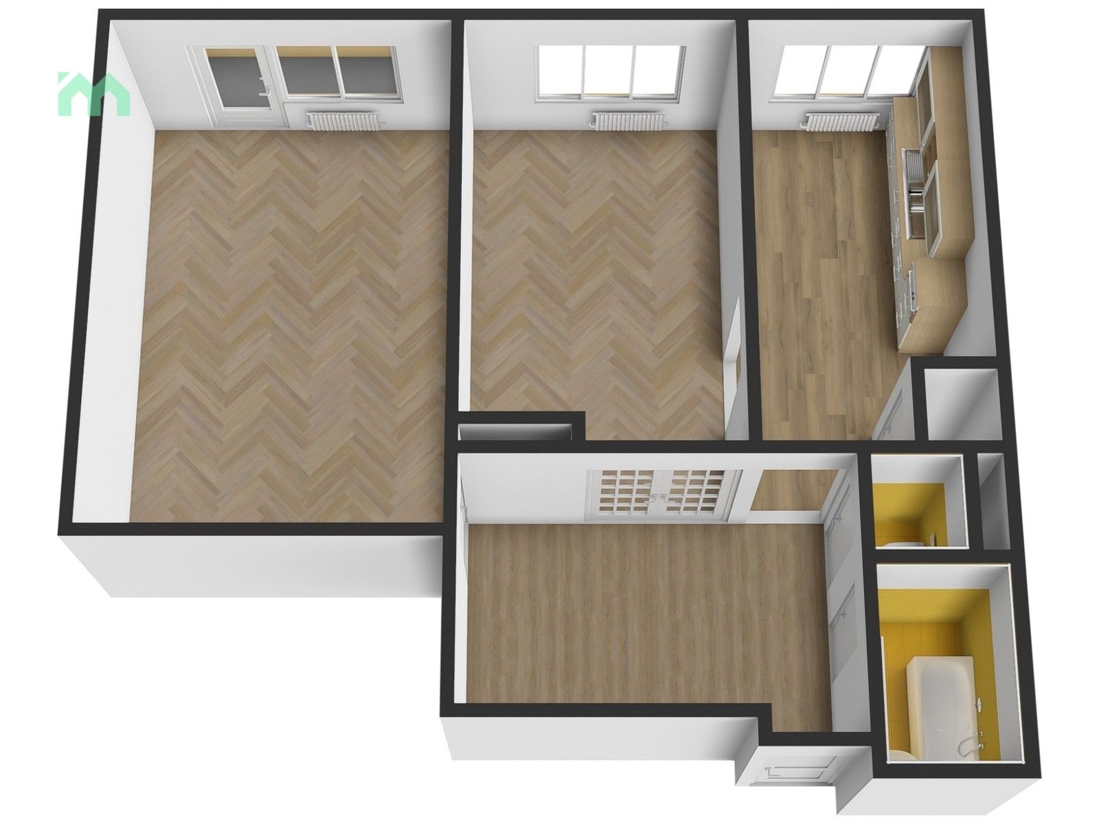 Pronájem byt 2+1 - nábř. Dr. Edvarda Beneše, Přerov, 86 m²