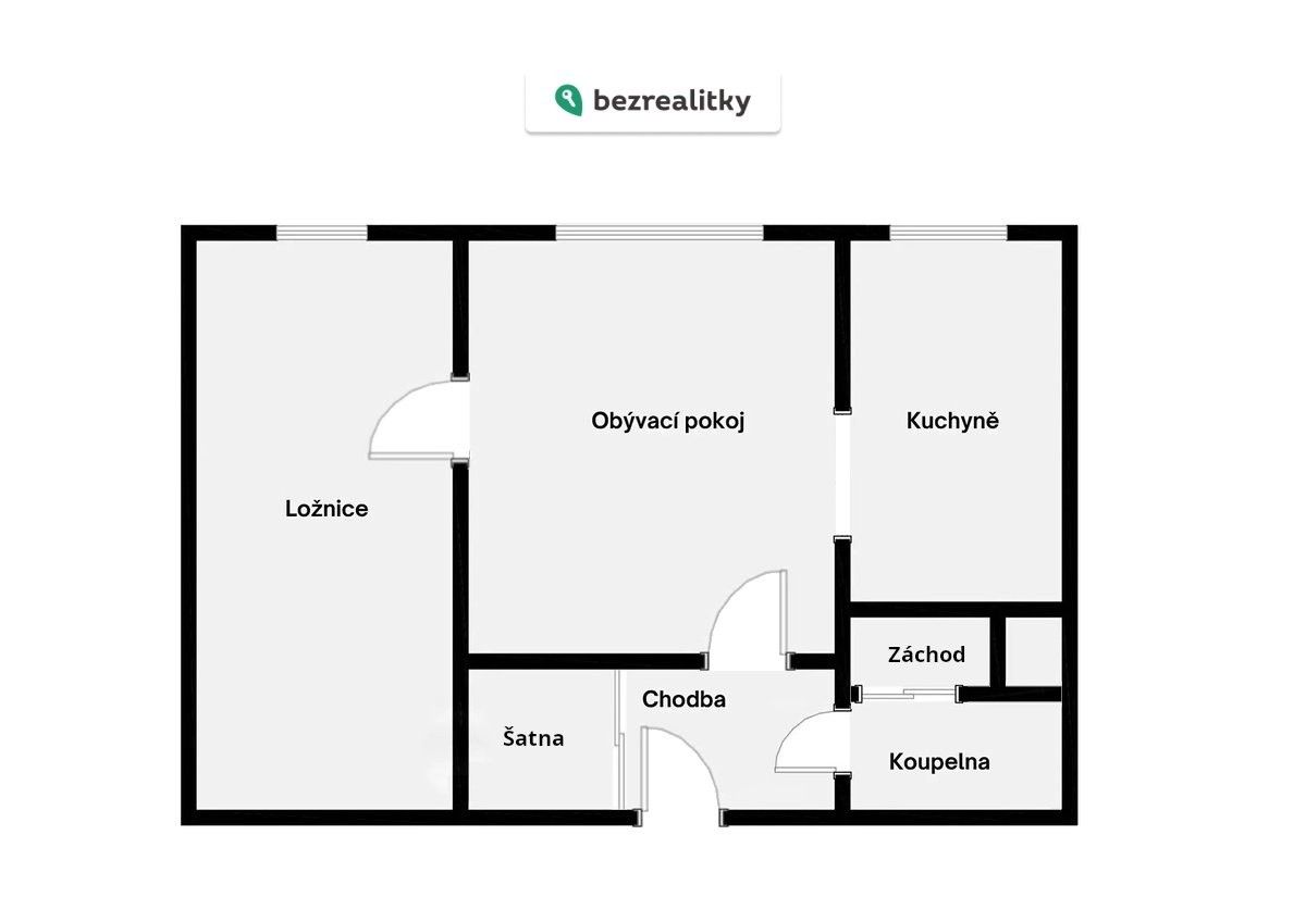 Byt 2+1 · 43 m² · Skupova 567, Olomouc Nové Sady - 4