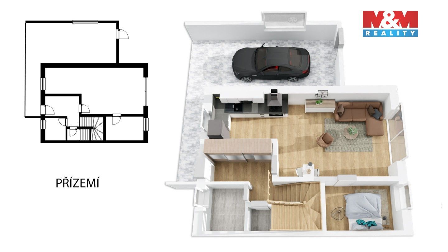 Prodej rodinný dům - Dolní Ředice, 119 m²