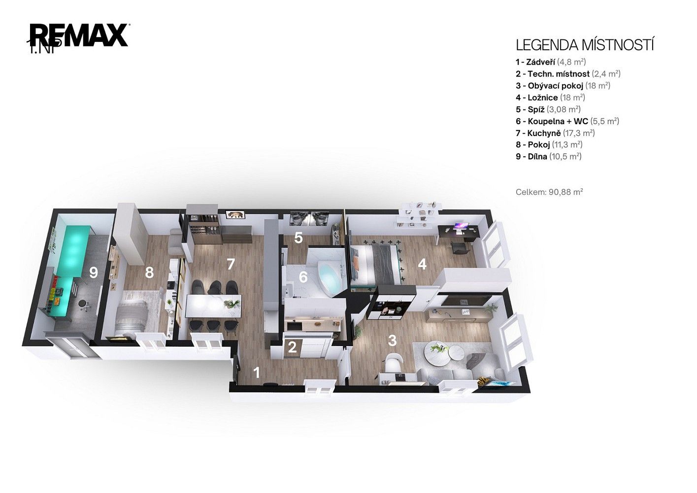 Rodinný dům · 91 m² · Osek, okres Beroun, Středočeský kraj - 4