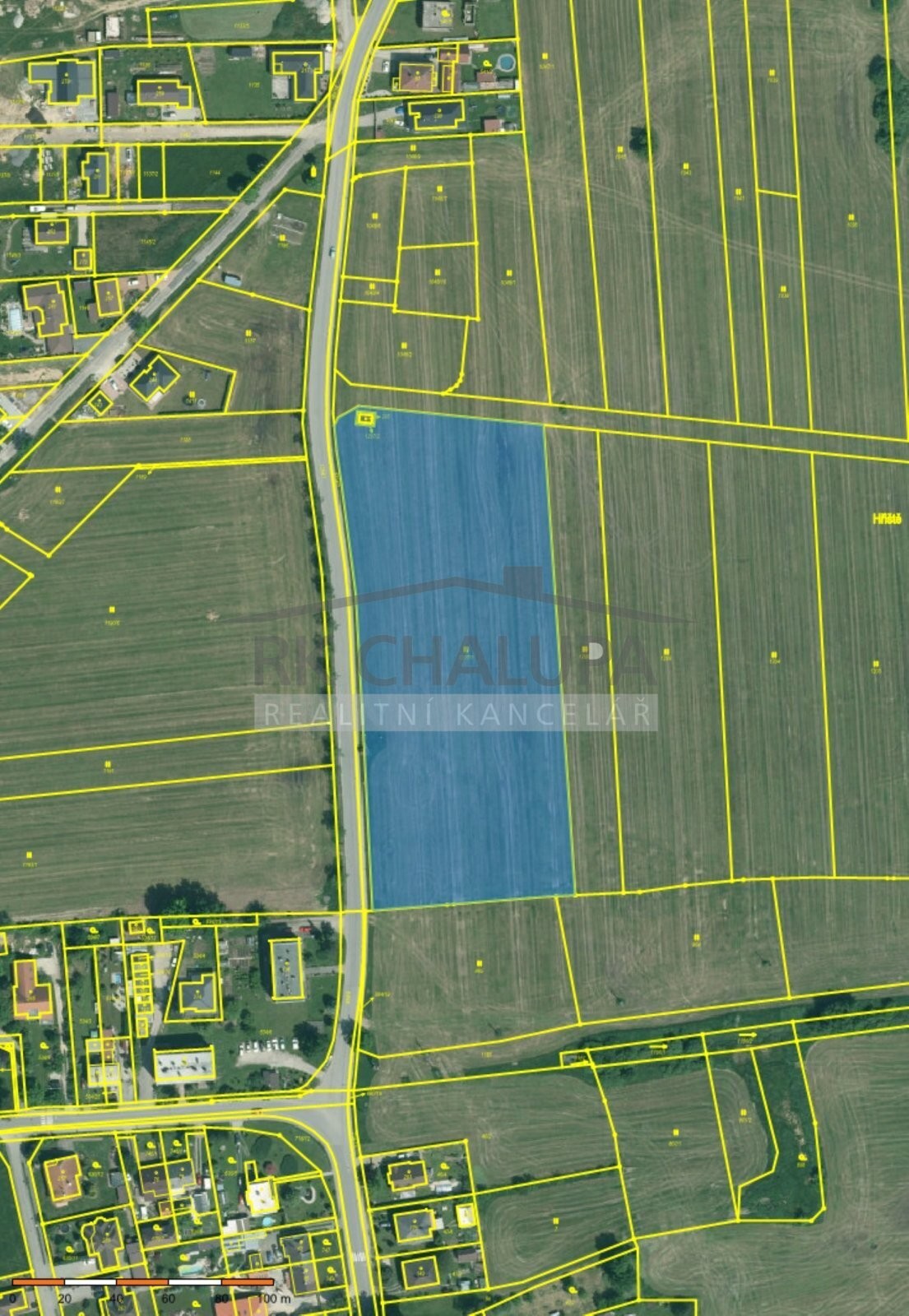 Komerční pozemek · 14 406 m² · Křenovice, Dubné - 3