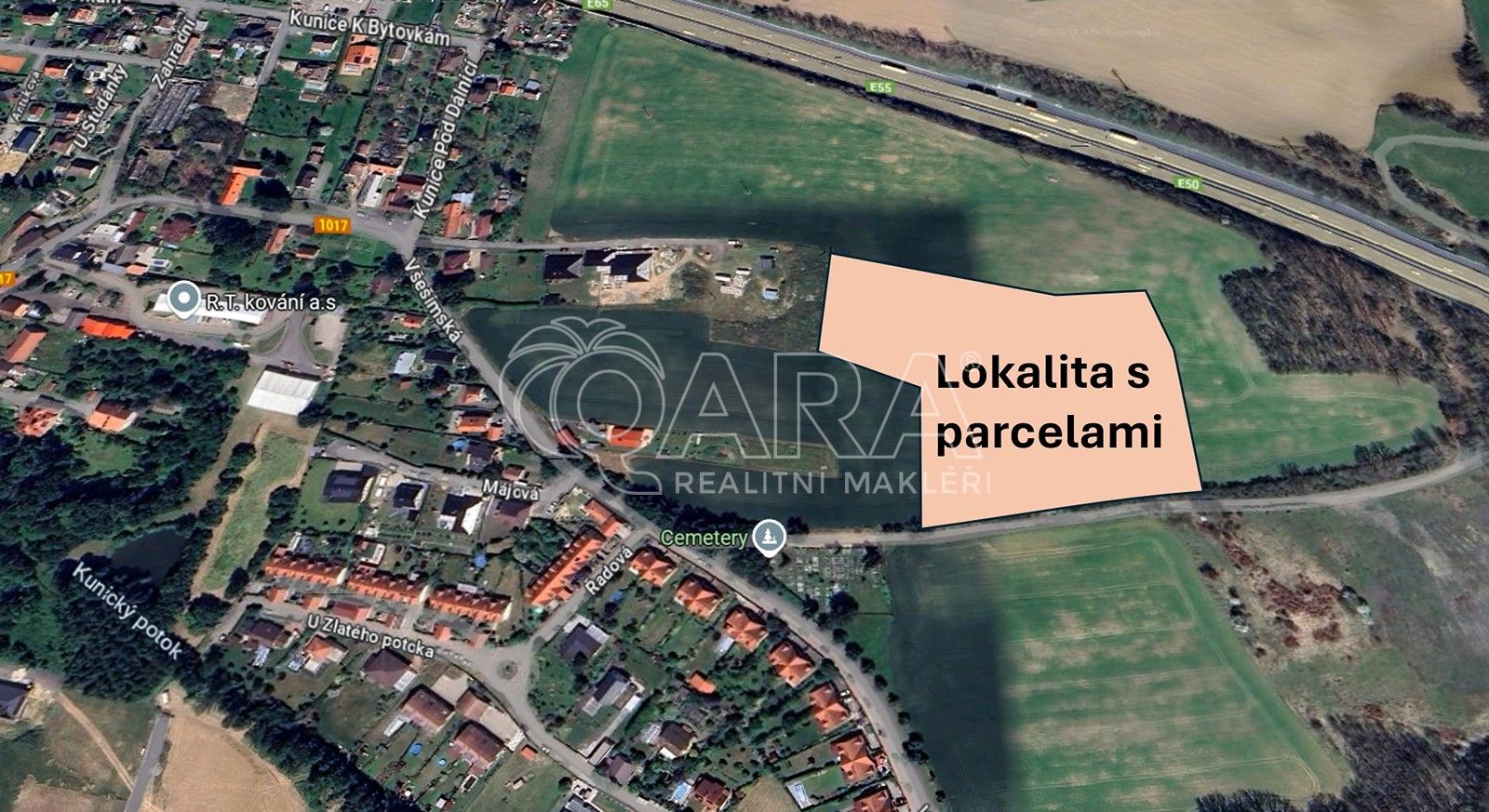 Prodej pozemek pro bydlení - Kunice, 17 m²