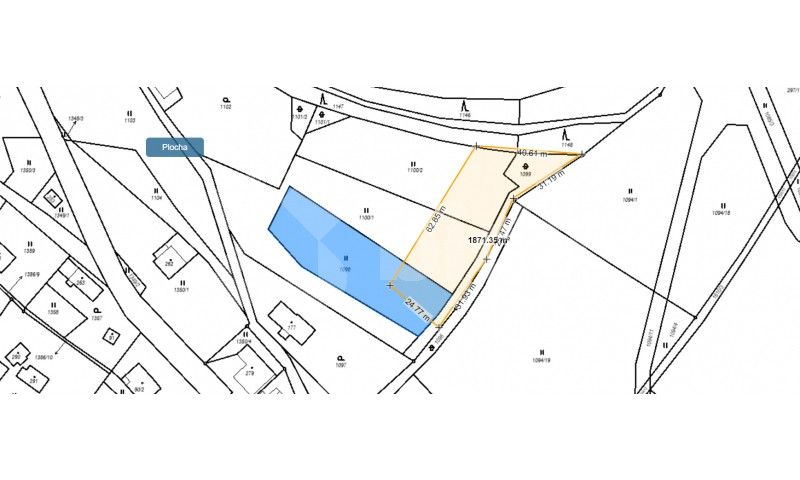 Prodej pozemek pro bydlení - Semily, Česko, 1 871 m²