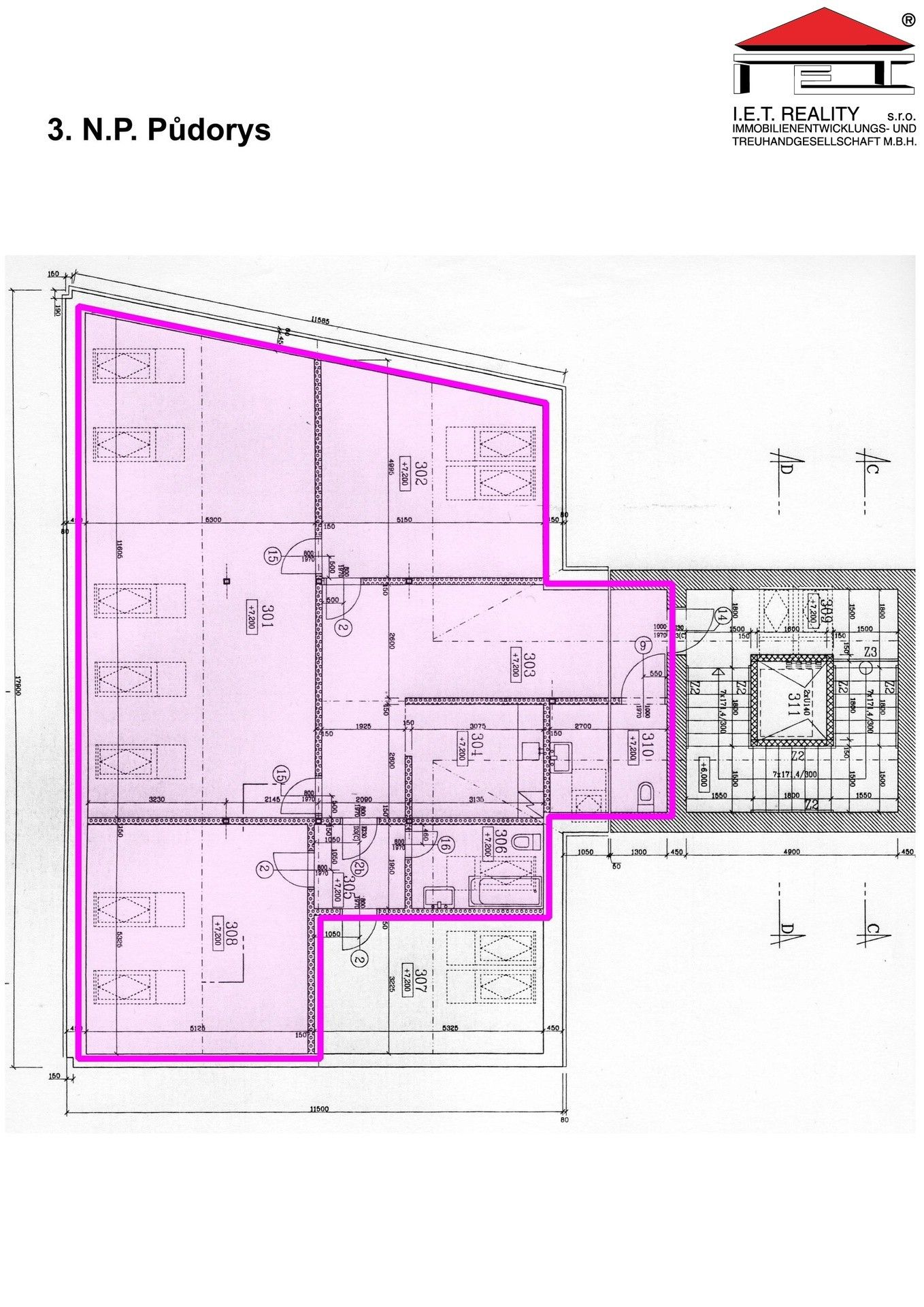 Pronájem kancelář - Janáčkova, Ostrava, 147 m²