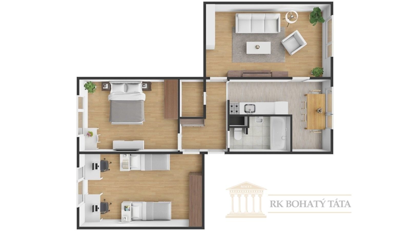 3+1, Jizerská, Ústí nad Labem, 84 m²