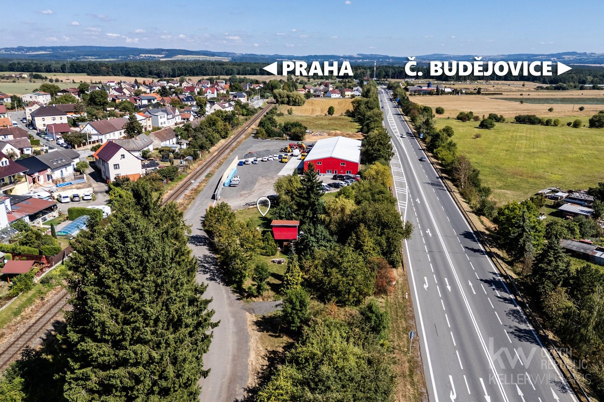 Prodej komerční pozemek - Měšice, Tábor