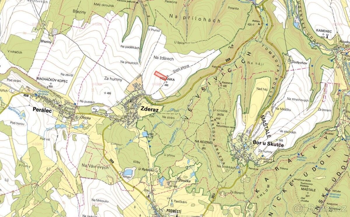 Prodej pozemek pro bydlení - Proseč u Skutče, 539 44