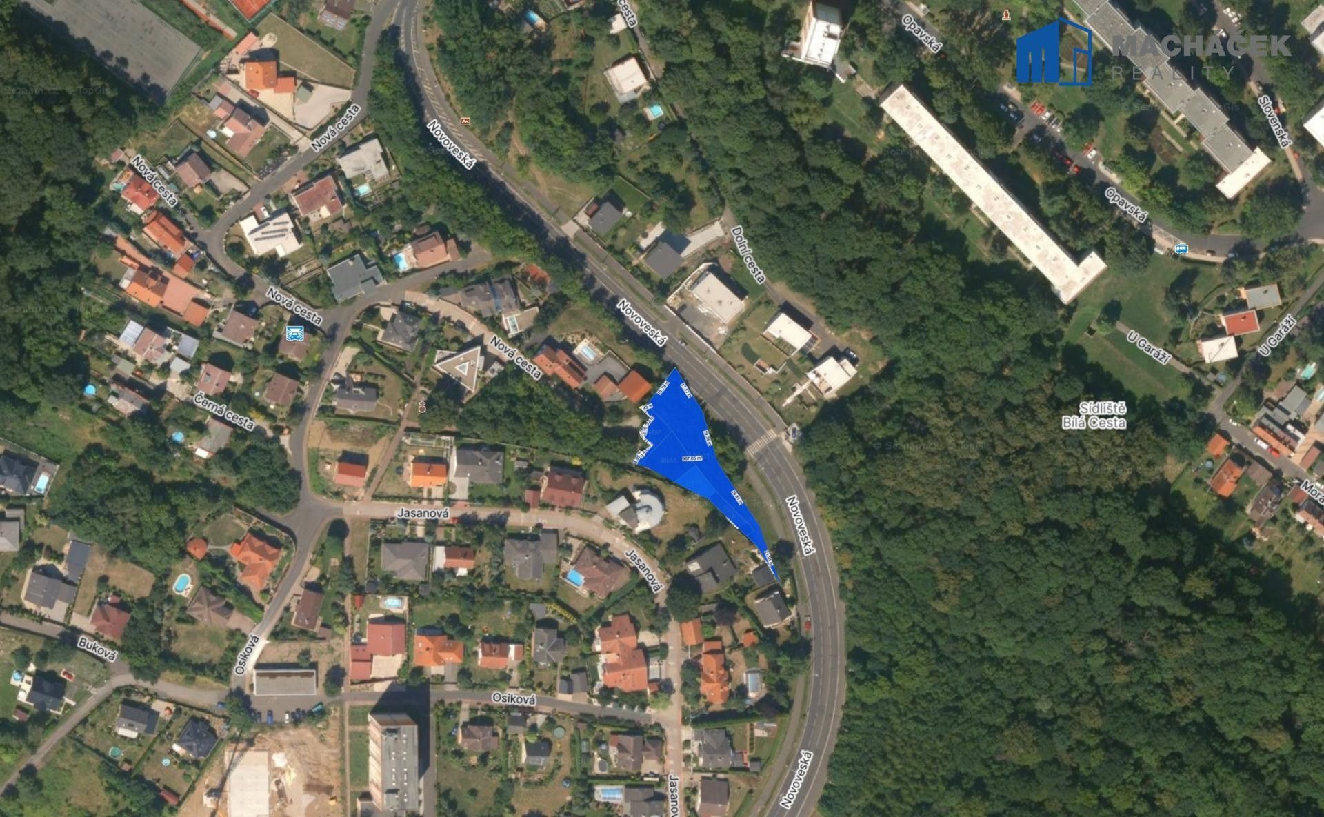 Prodej pozemek pro bydlení - Nová cesta , Teplice, 988 m² - 2