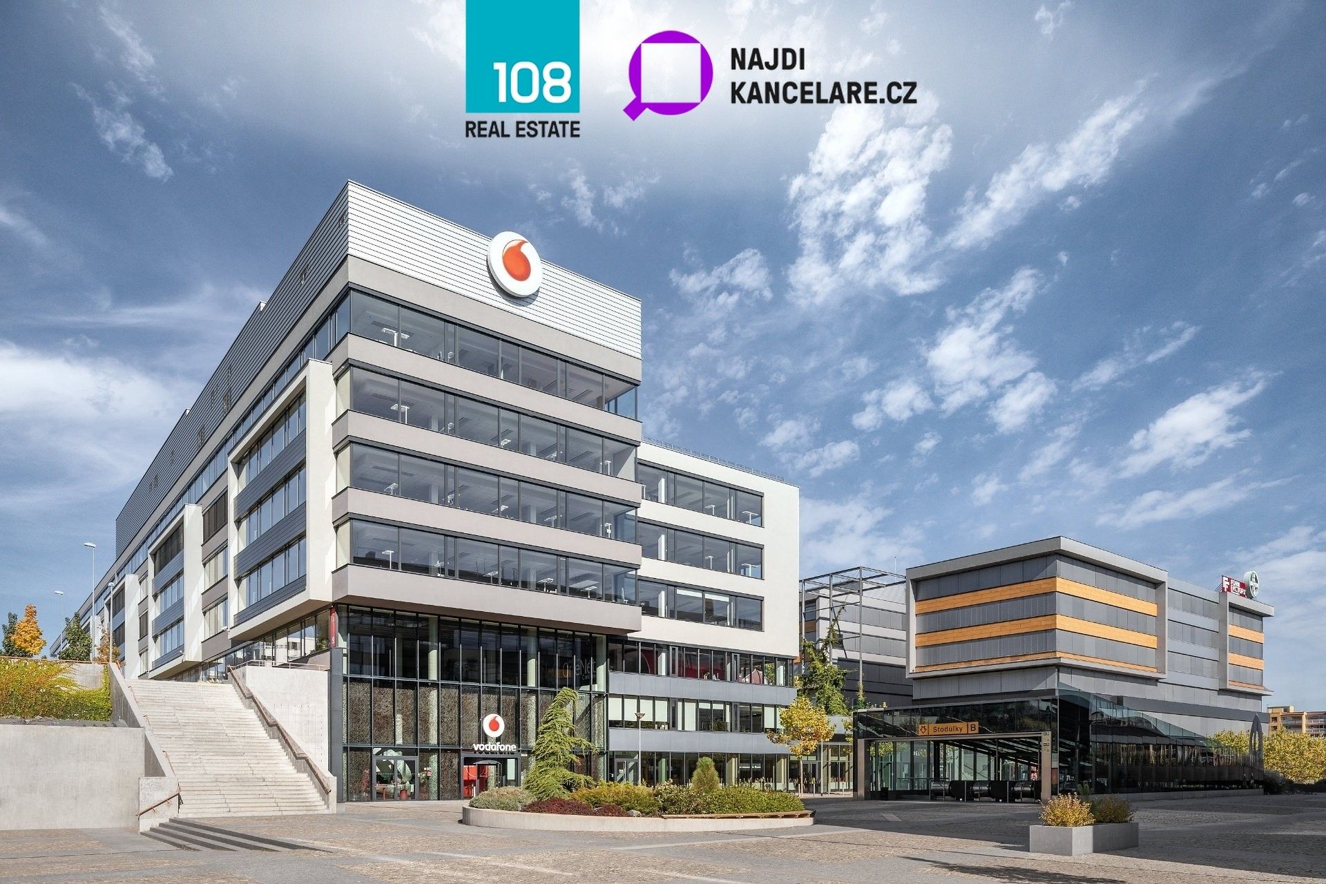 Pronájem kancelář - náměstí Junkových 2808, Praha Stodůlky, 6 301 m² - 5