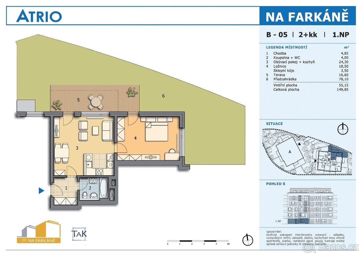 Pronájem byt - Praha, 150 00
