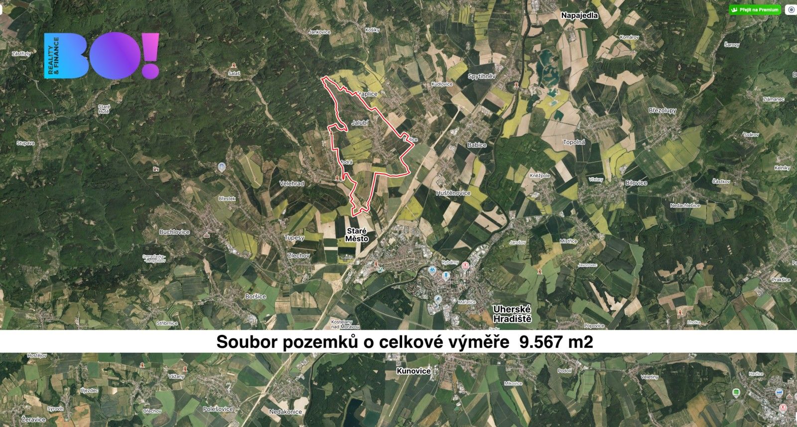 Prodej zemědělský pozemek - Jalubí, 9 m²