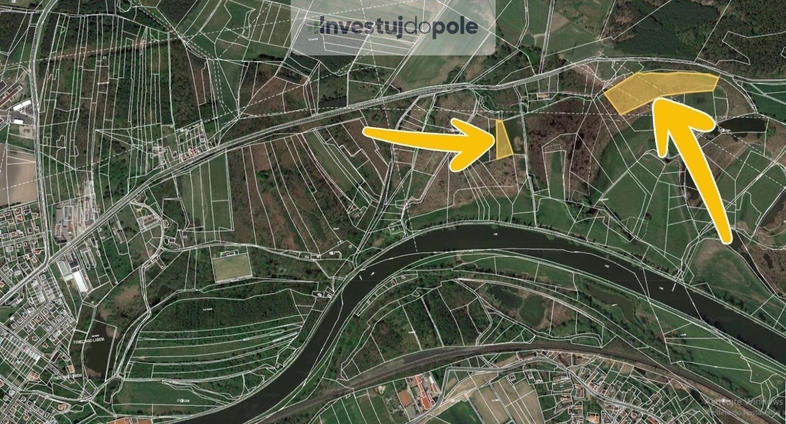 Prodej rybník - Týnec nad Labem