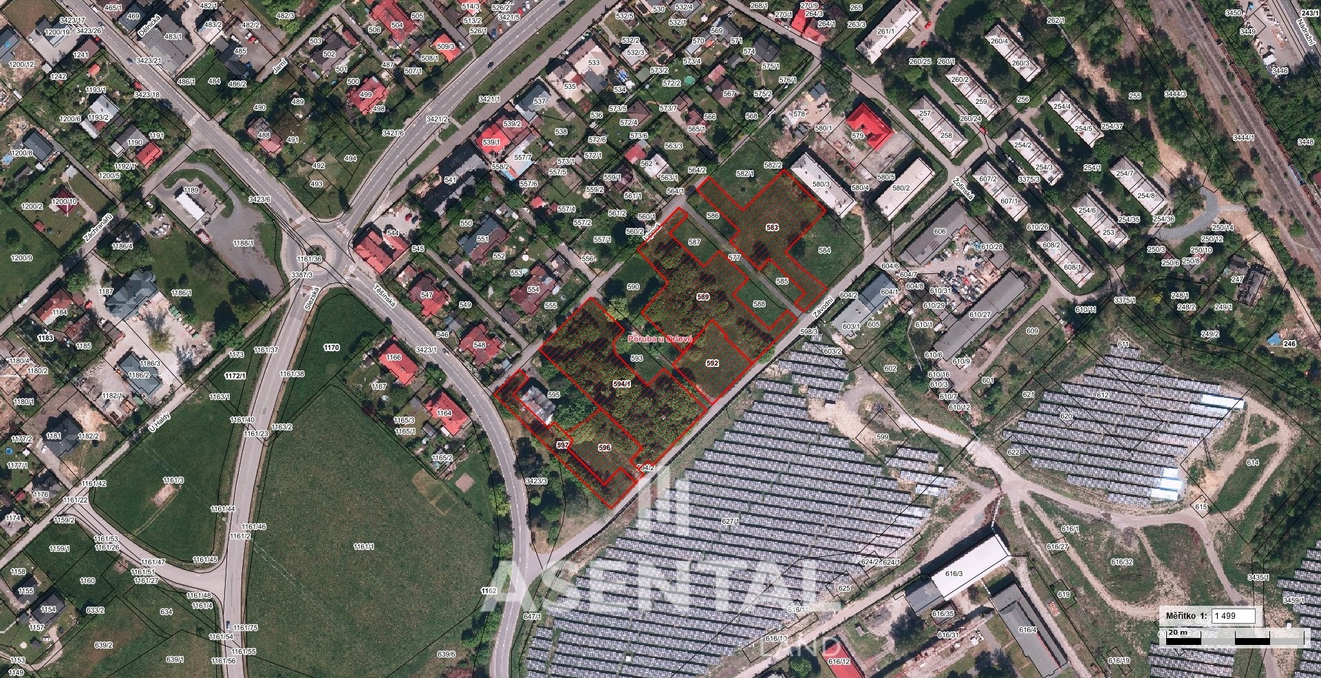 Prodej pozemek pro bydlení - Závodní, Orlová Poruba - 5