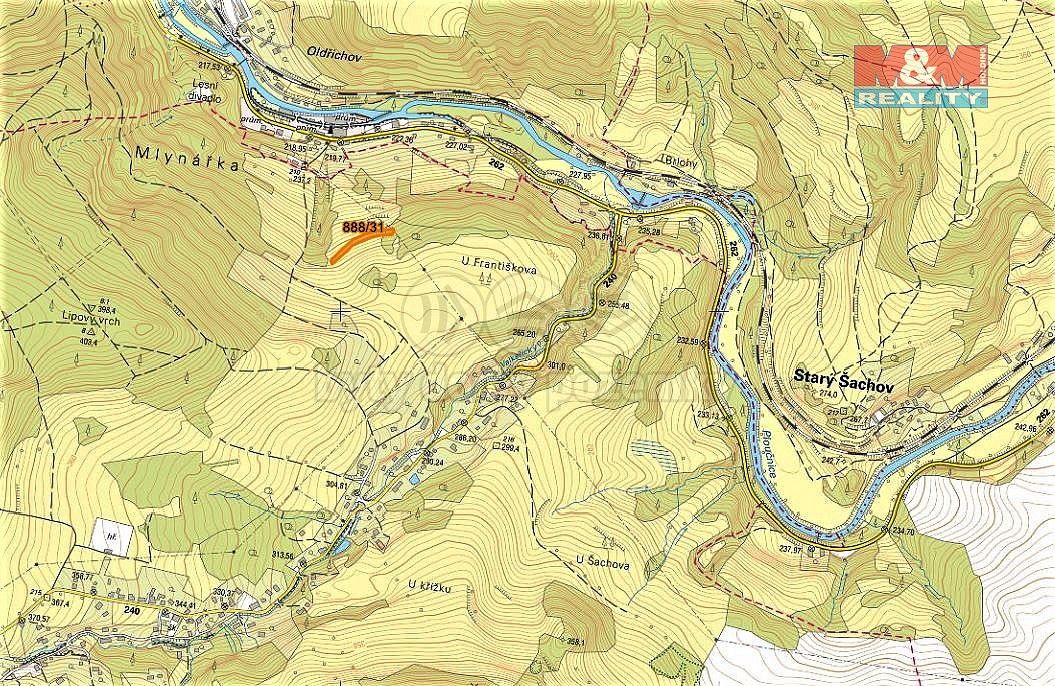 Prodej louka - Valkeřice, okres Děčín, Ústecký kraj - 2