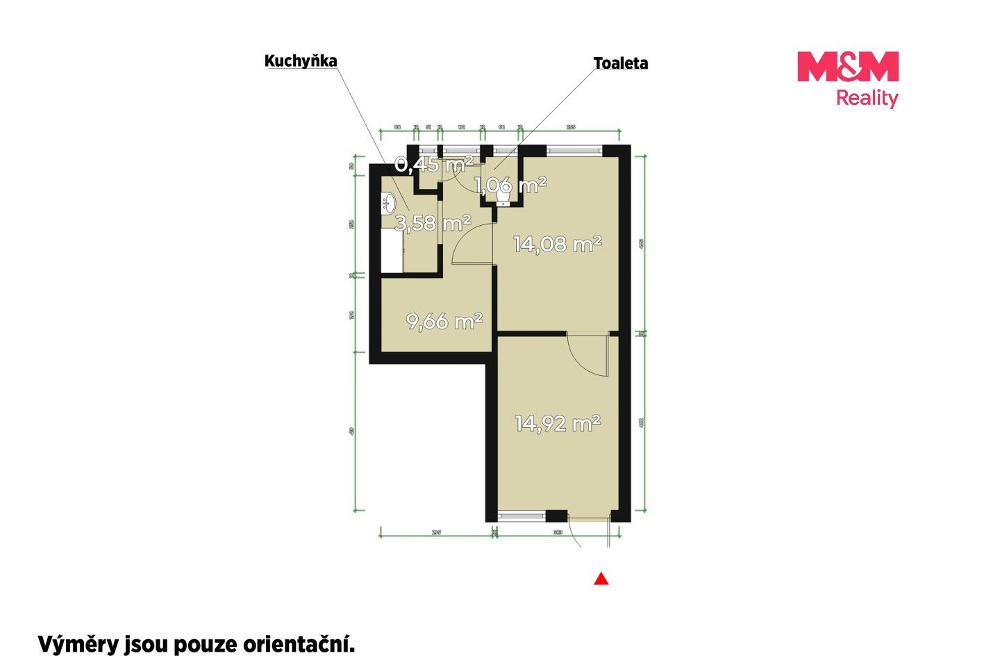 Obchodní prostory, Koterovská, Plzeň, 43 m² - 2