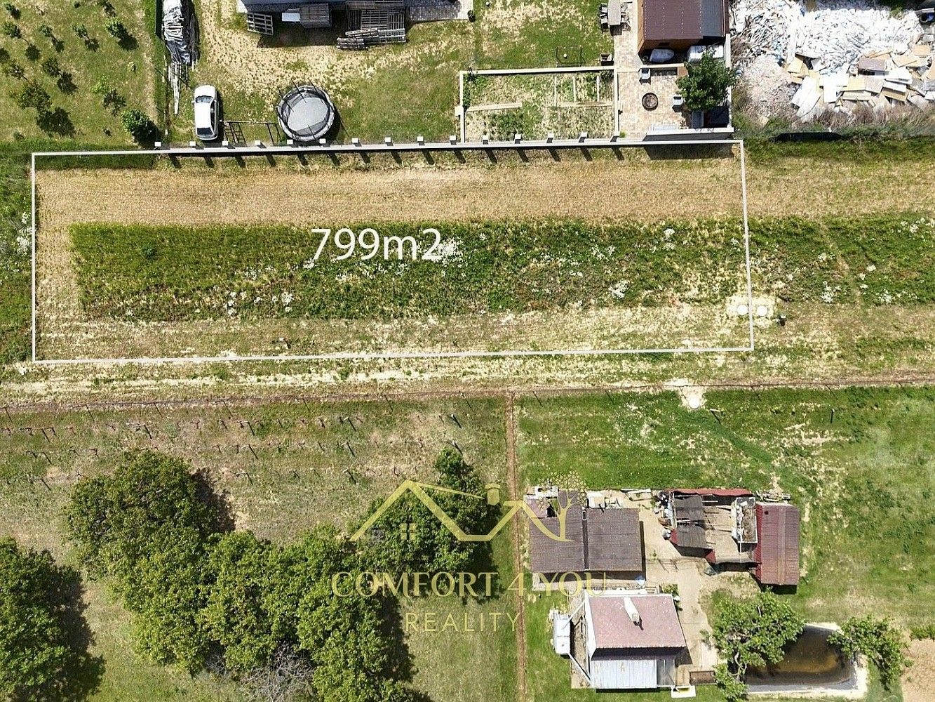 Pozemek pro bydlení, 799 m²