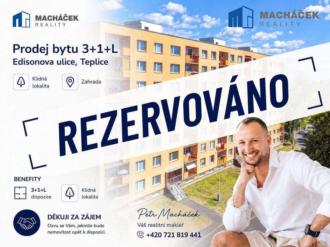 3+1, Edisonova, Teplice - Trnovany, 80 m² - 2