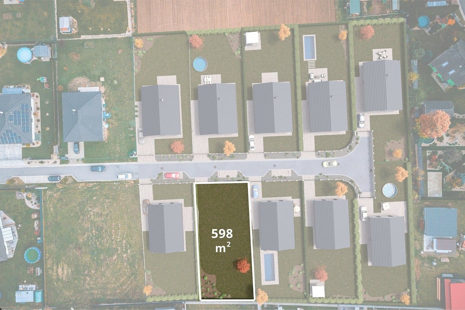 Pozemky pro bydlení, Labské Chrčice, okres Pardubice, Pardubický kraj - 1