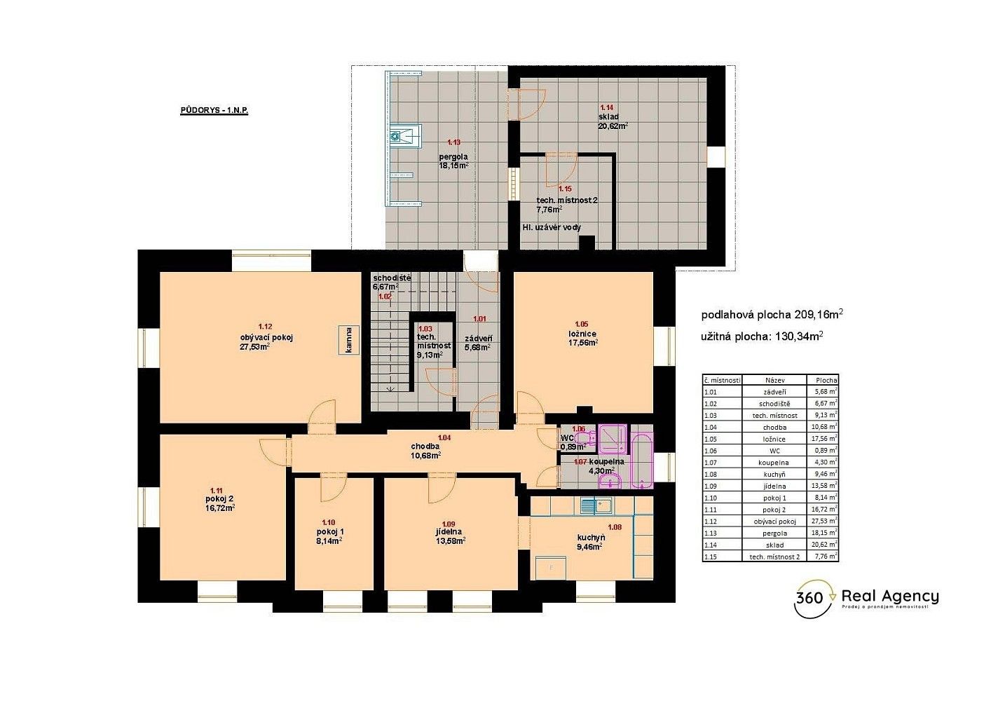 Prodej rodinný dům - Lužec nad Cidlinou, okres Hradec Králové, Královéhradecký kraj, 299 m² - 5