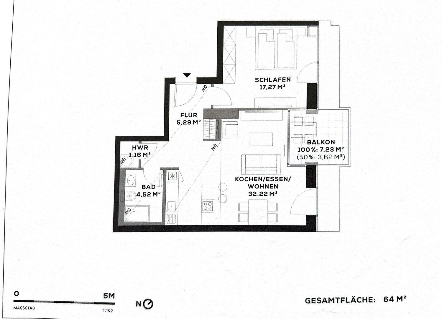 2+1, Altonaer Straße 21 Berlin Hansaviertel Berlin 10555, 64 m² - 2