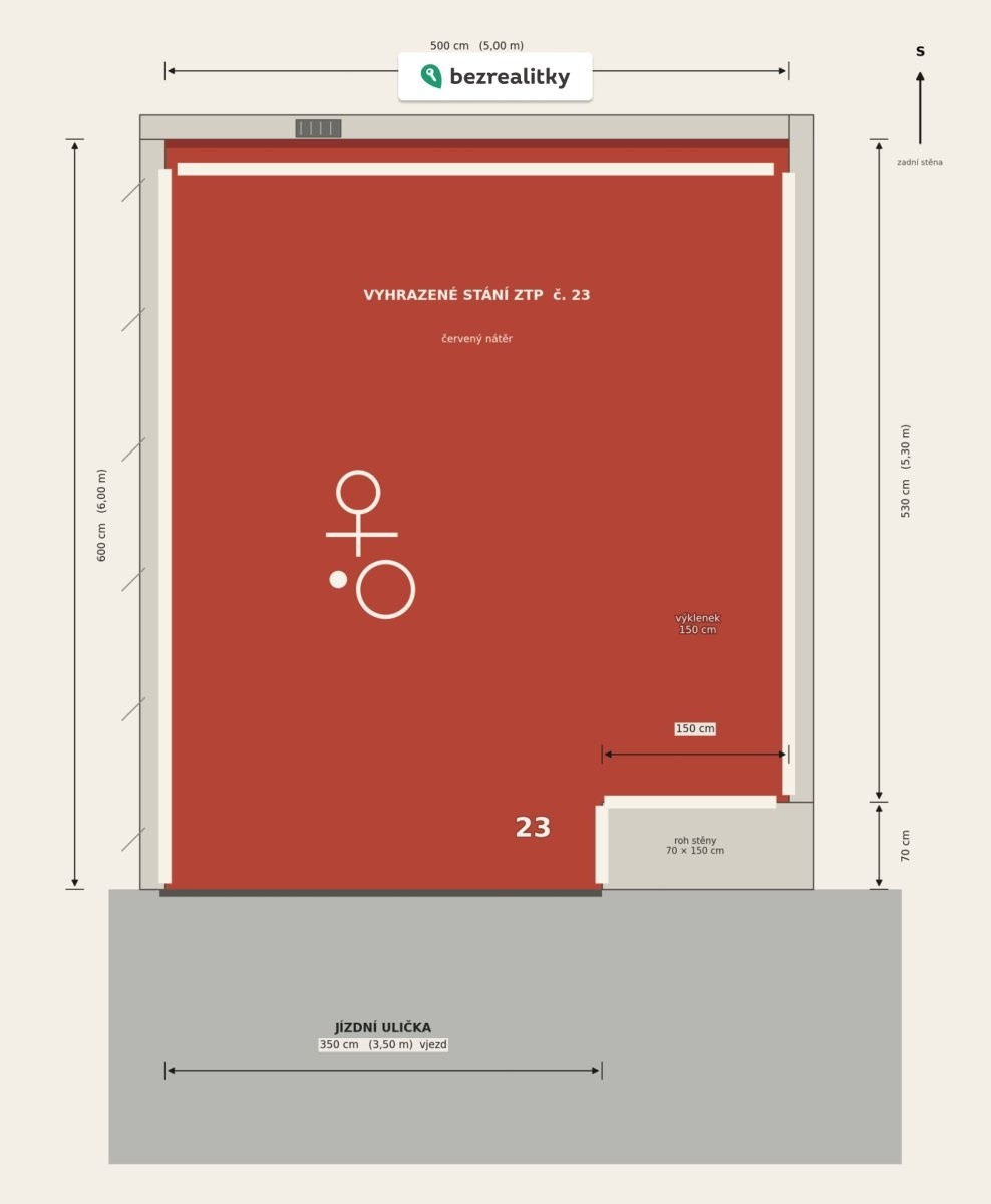 Prodej garáž - Václava Trojana 1497, Praha Uhříněves, 33 m² - 5