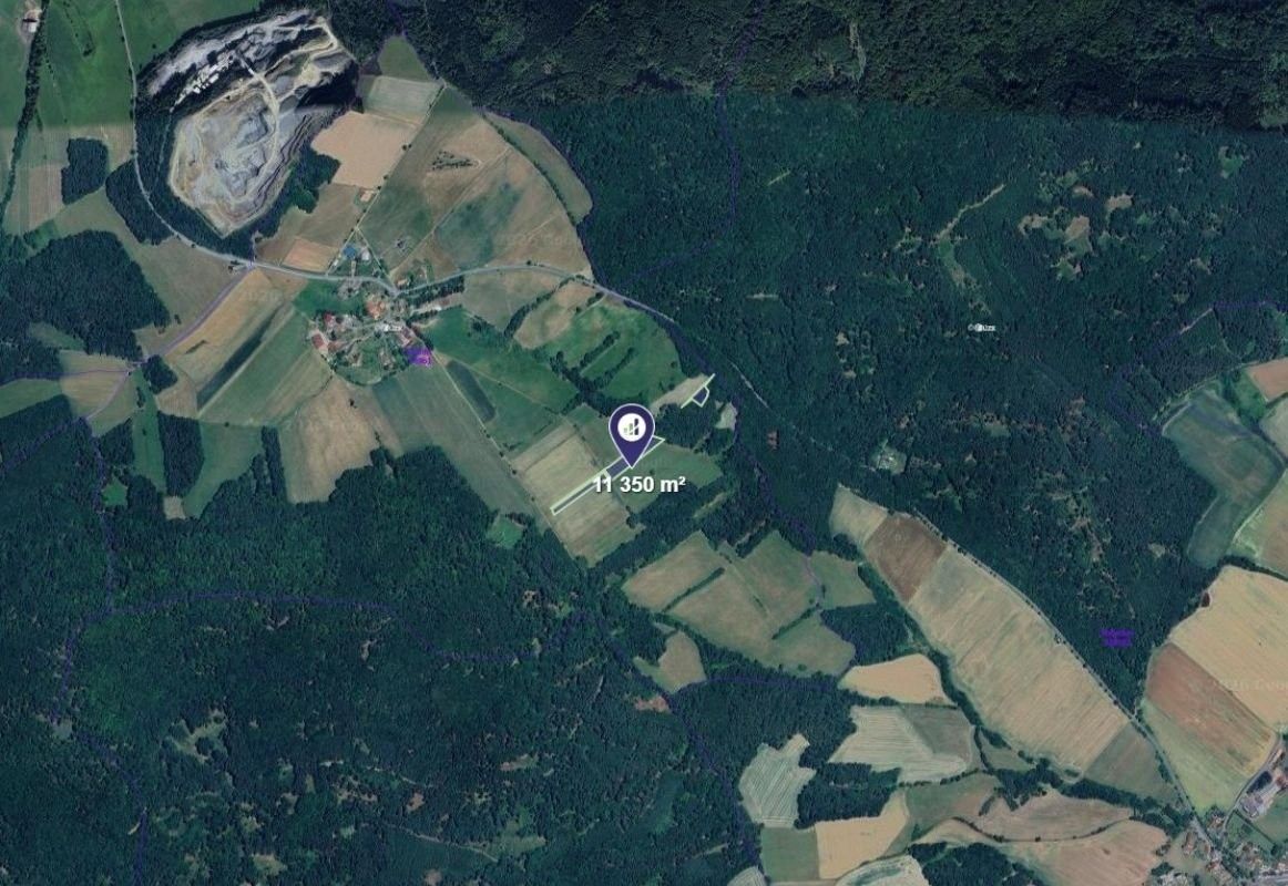 Prodej louka - Ježovy, 11 350 m²