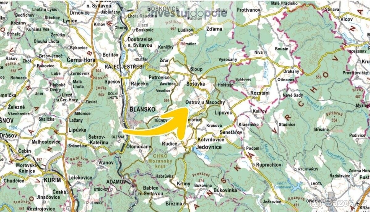 Pozemek pro bydlení · Ostrov u Macochy, 679 14 - 3