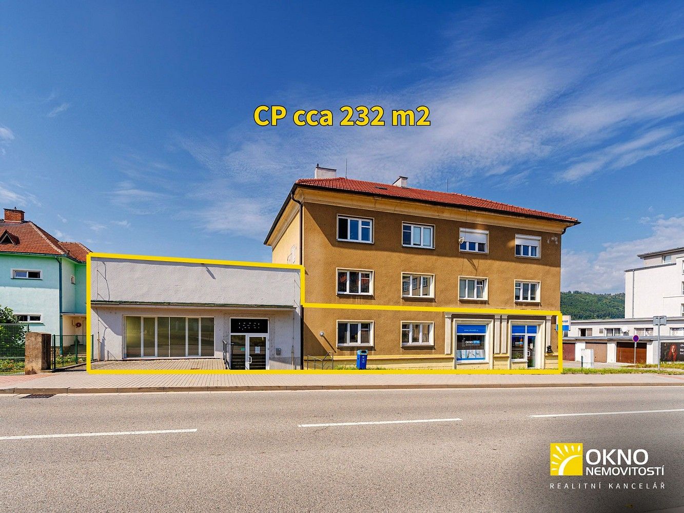 Obchodní prostory, 232 m²