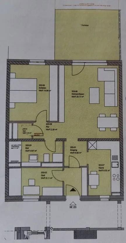 3+1, Franz-Maye-Straße 24 Halle Büschdorf Sachsen-Anhalt 06116, 90 m² - 1