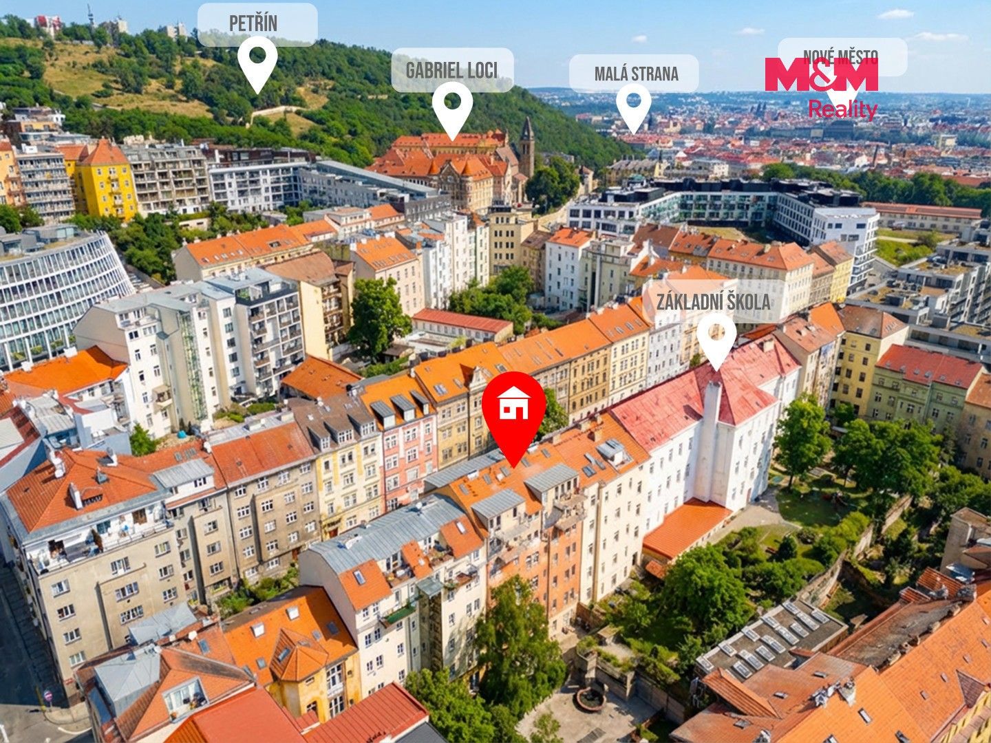Byt 2+kk · 36 m² · Grafická, Praha - 3